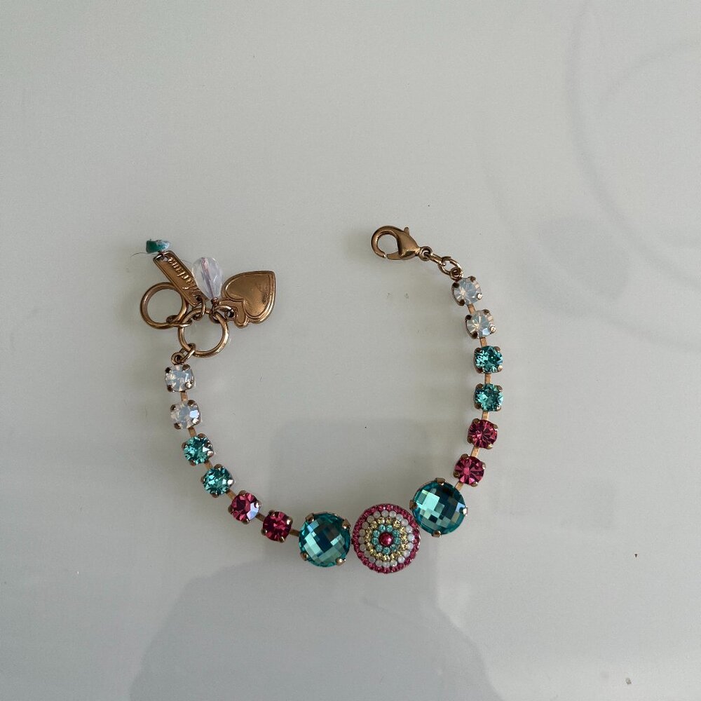 Mariana Swarovski Crystal Bracelet Rose Gold